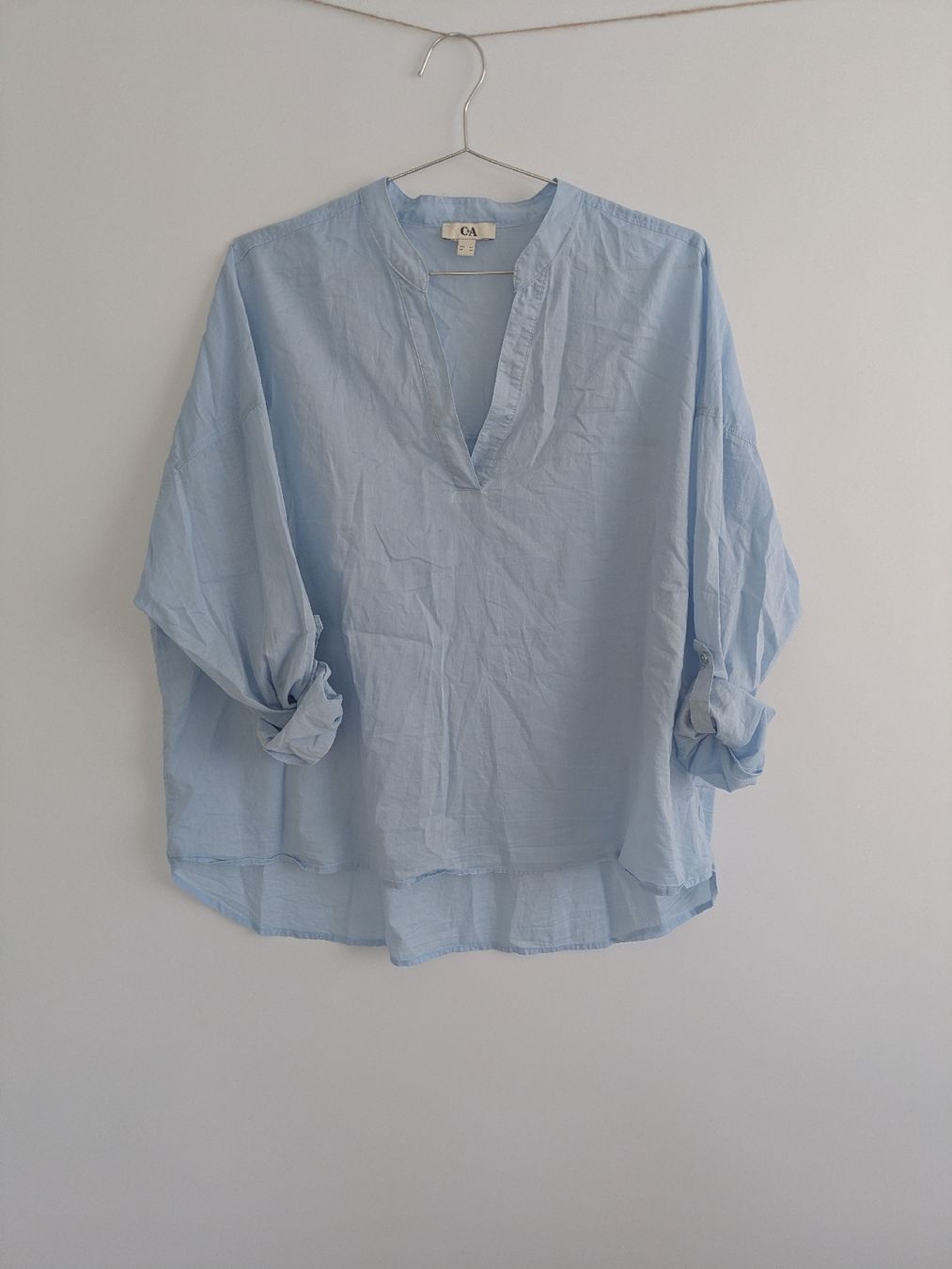 C&A Chemisiers: Leichtes Sommerbluse Himmelblau Gr. 44 - – D'occasion à Rorschach par olg_5qq2 3
